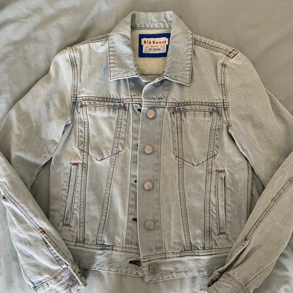 Acne Studios Bla Konst Blue Cliff Denim Jacket